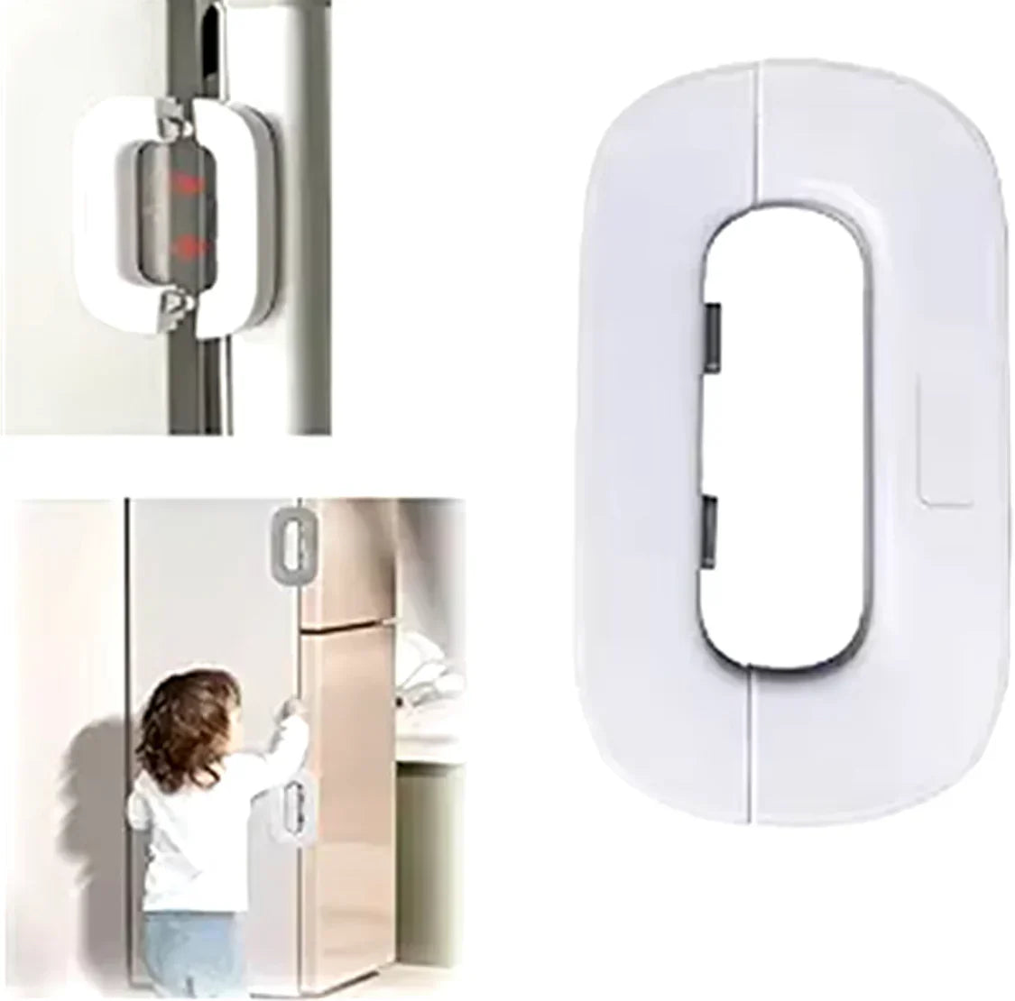 Multifunctional Fridge Door Drawer Lock, Household Refrigerator Lock, Baby Security Cabinet Lock